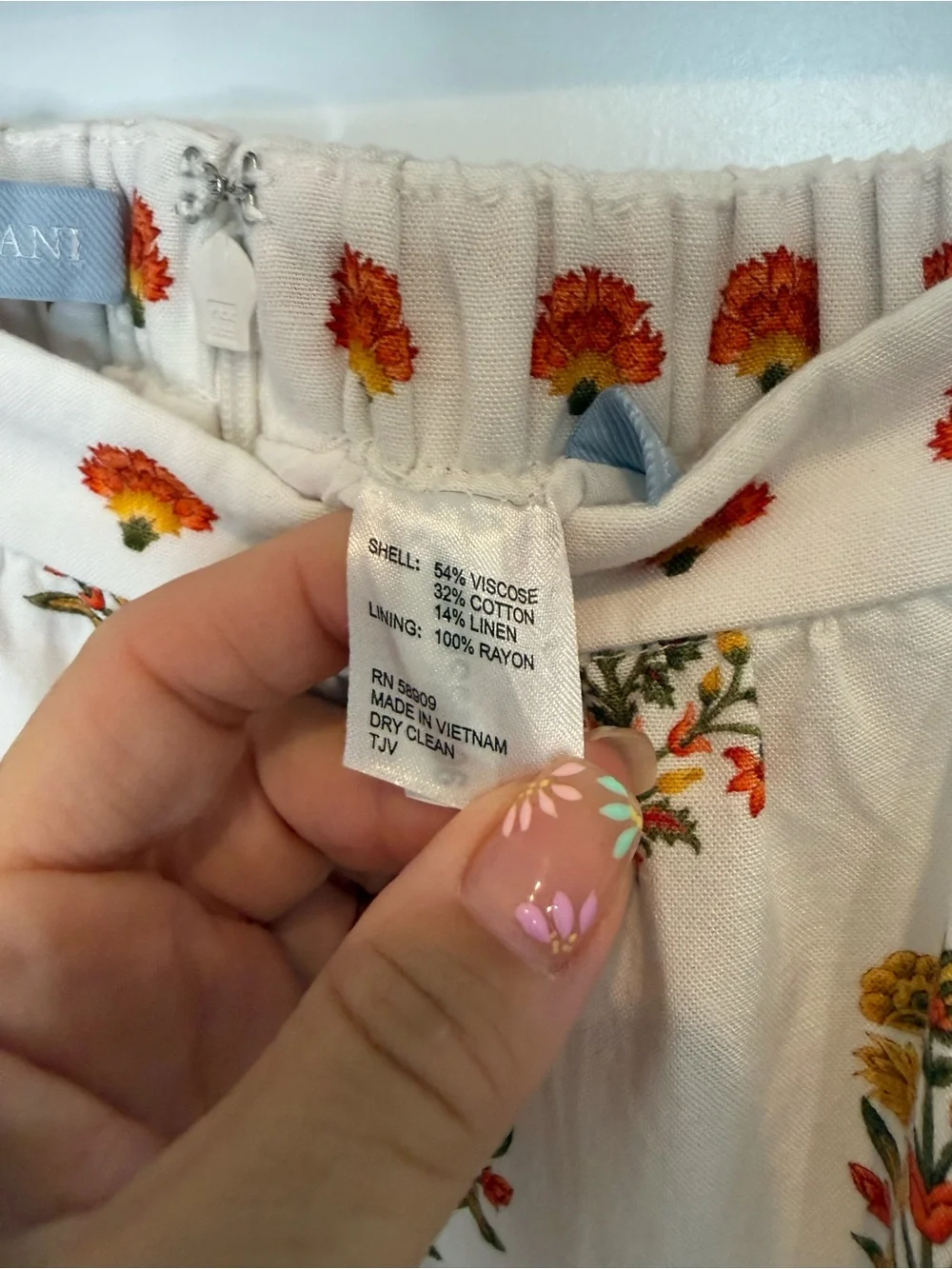 Antonio Melani isabelle a-line floral tiered maxi skirt Size 14 prairie cottage